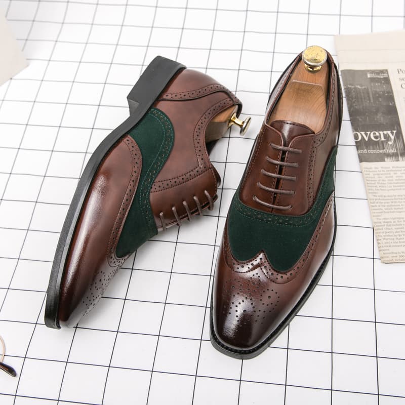 Handcrafted Leather Oxford Shoes