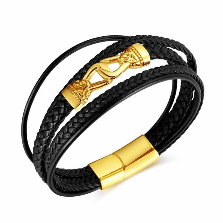 Woven Leather Bracelet