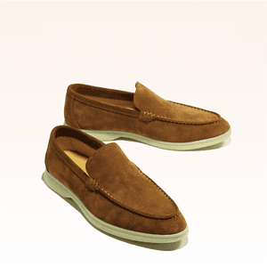 Suede Loafers — Slip On